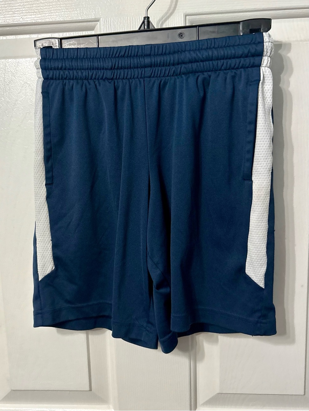 tek gear Navy and White Athletic Shorts